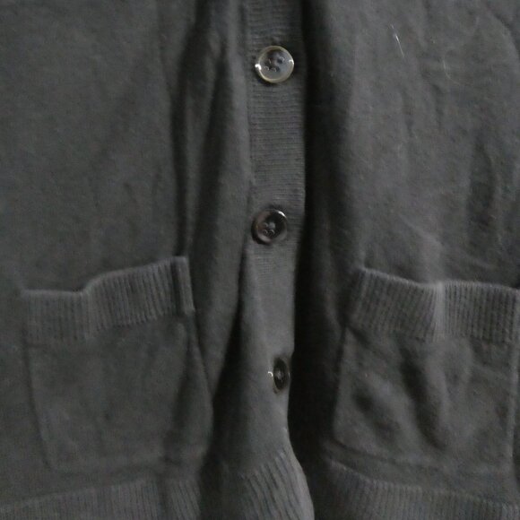 OLD NAVY | medium | Black V-Neck Lightweight Cardigan | 2 Small Pockets - Picture 10 of 16